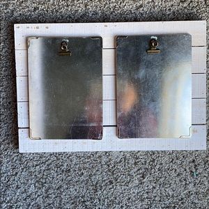 Old rustic picture clip board